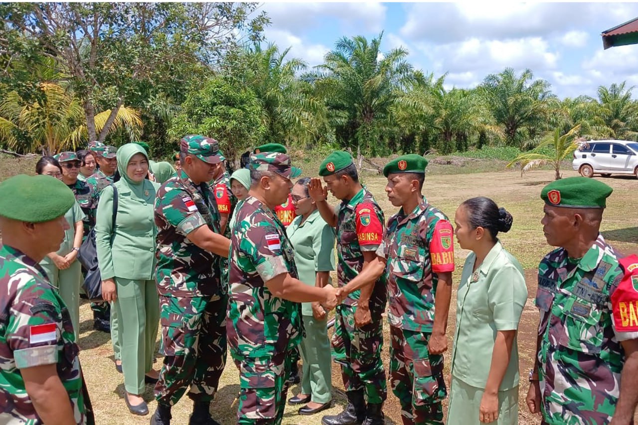 DANREM 174/ATW BERSAMA DANDIM MERAUKE KUNKER KE KORAMIL MUTING